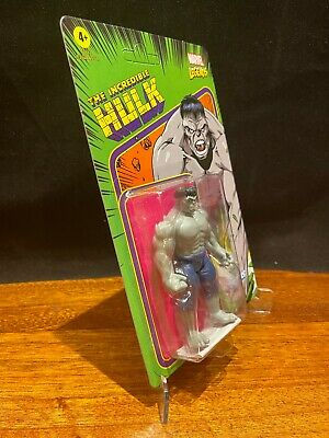 Marvel Legends RETRO COLLECTION
GREY HULK
3.75" Action Figure
UNPUNCHED RETRO PACKAGING
GUARANTEED COLLECTORS GRADE MINT
A blast from the past! In an alternate universe, Kenner cranked out some amazing Marvel action figures in the 1980s - but not in ours! This Marvel Legends Retro 375 Collection 3 3/4-Inch Action Figure is an artifact from another dimension, a "What If?" for kids of the 1980s. Our hero has five points of articulation and a retro cardback complete with a Kenner logo appropriate for this vintage.
Marvel Legends RETRO GREY HULK 3.75" KENNER Figure UNPUNCHED