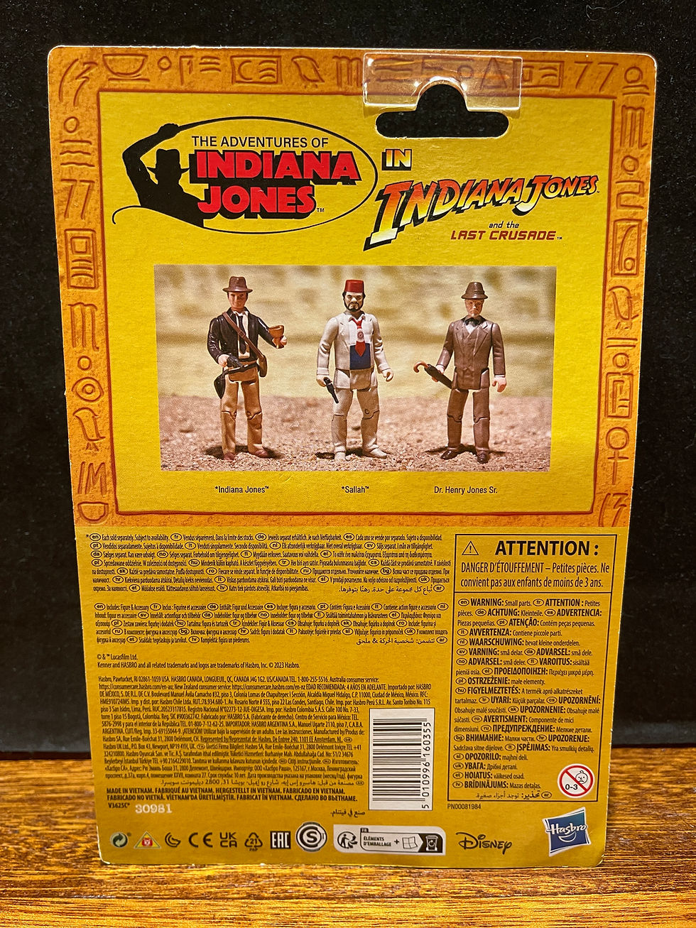 Miniature : INDIANA JONES Retro Collection DR. HENRY JONES SR. (LAST CRUSADE) Kenner Figure
