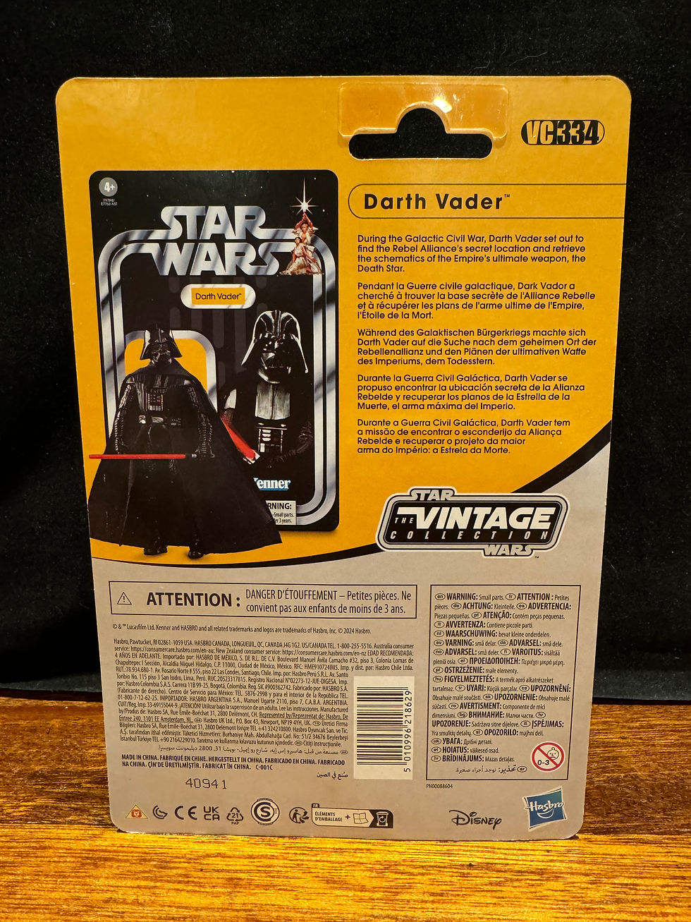 Miniatura: STAR WARS Vintage Collection DARTH VADER VC334 3.75" Action Figure