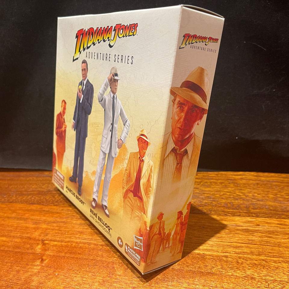 Indiana Jones Adventure Series: Marcus Brody & Rene Belloq figures