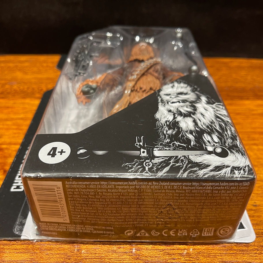 6" Star Wars Black Series Chewbacca action figure in box
