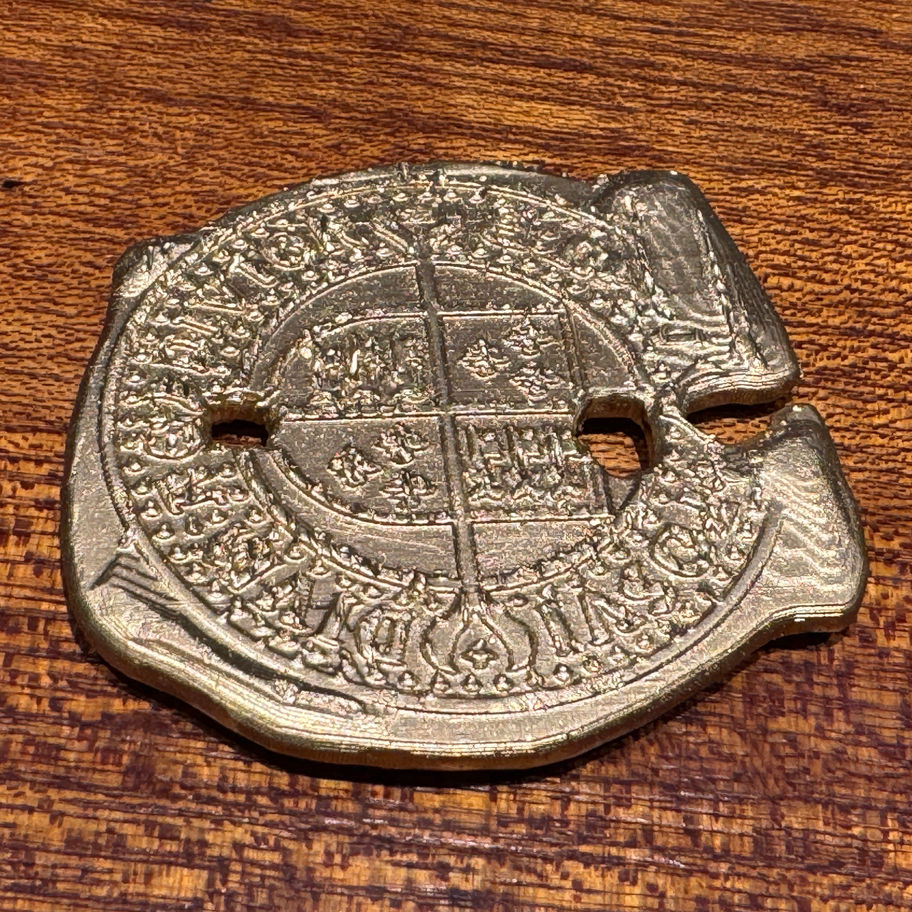 GOONIES Gold Doubloon Display Prop Replica