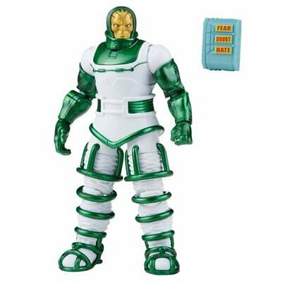 Green and white action figure