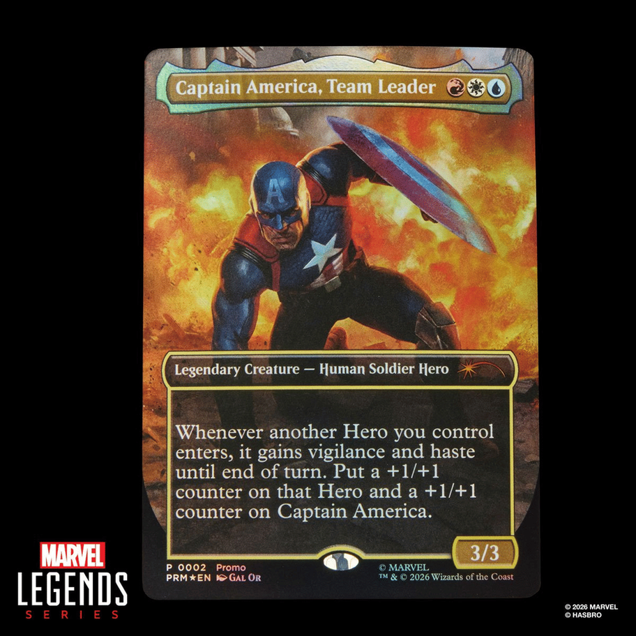 Marvel Super Heroes Magic: The Gathering Marvel Legends Series Captain America