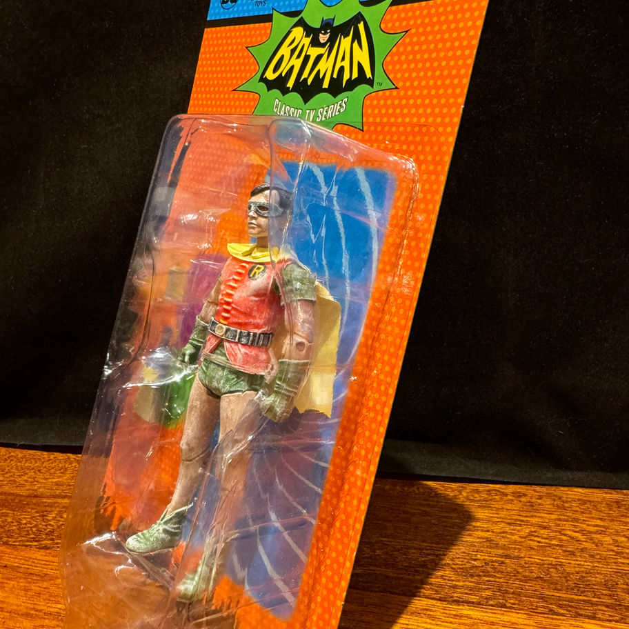 McFarlane Toys RETRO WAX ROBIN Batman Classic TV Series 6" Action Figure