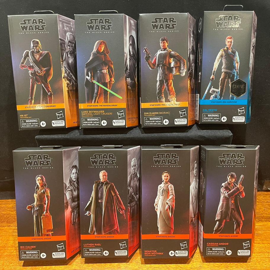 STAR WARS Black Series 2023 Wave 10: Eight 6-inch action figures