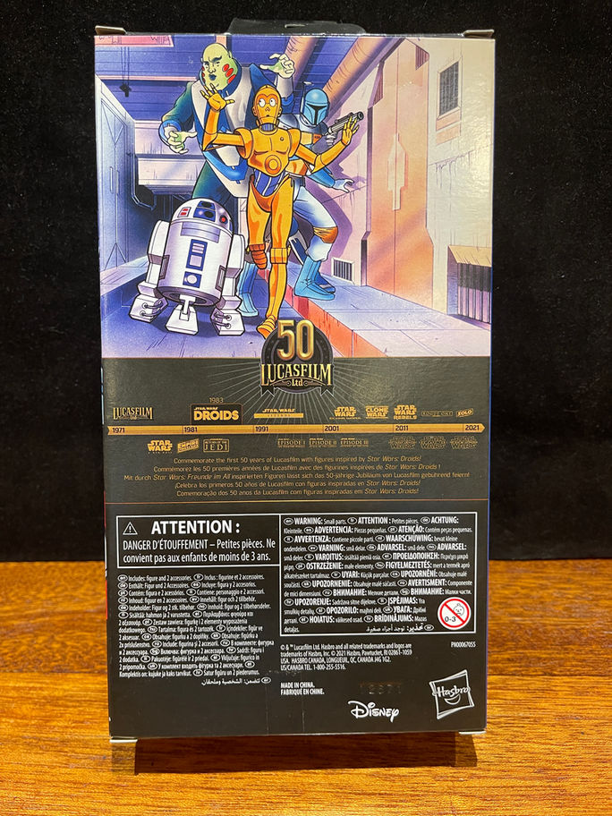 Vintage Star Wars box art: C-3PO, R2-D2, and others