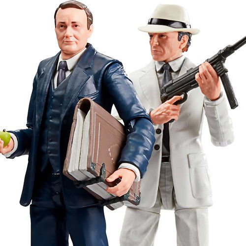 Marcus Brody and Rene Belloq action figures