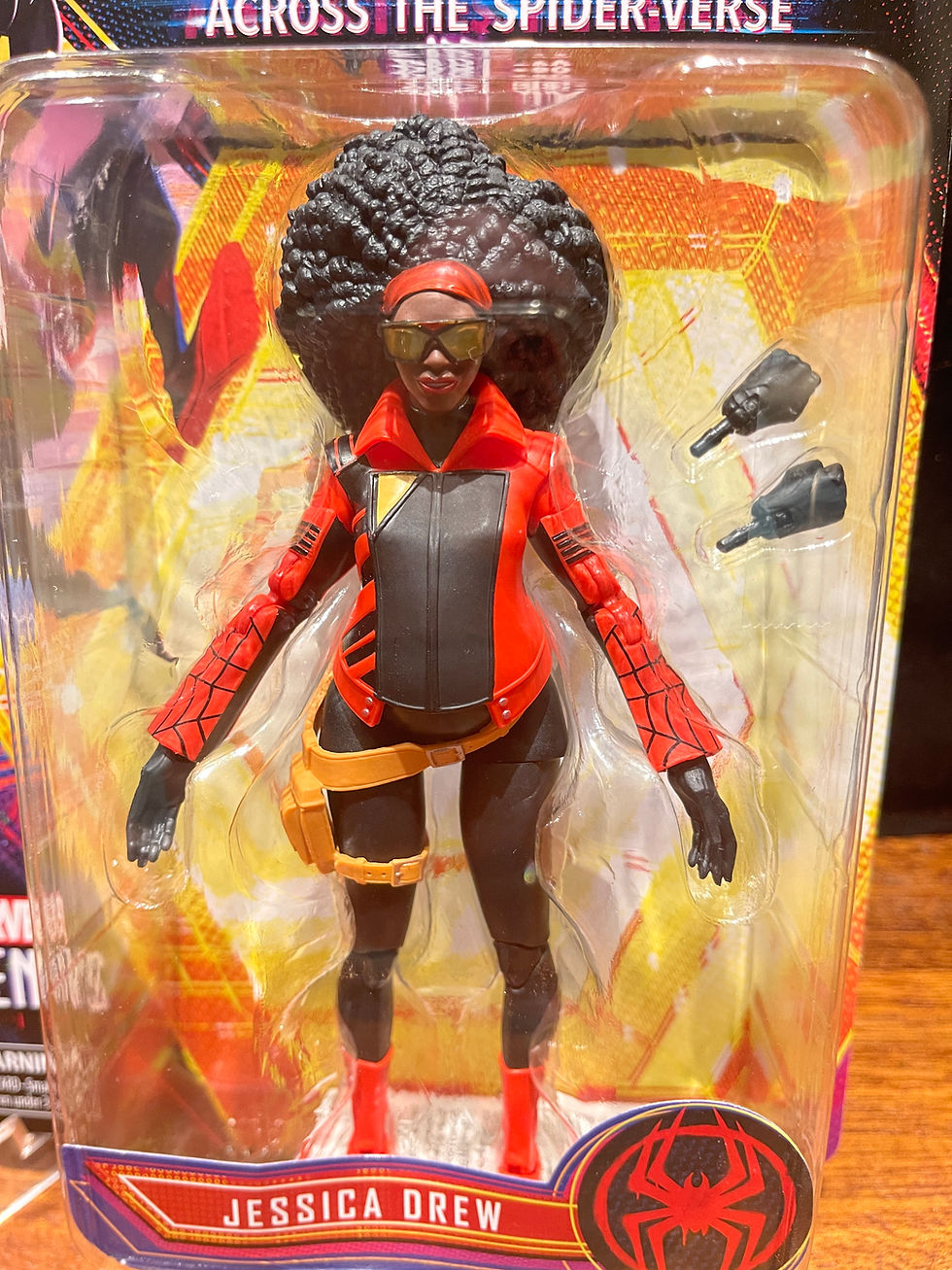 Miniature : Jessica Drew action figure in Spider-Verse attire