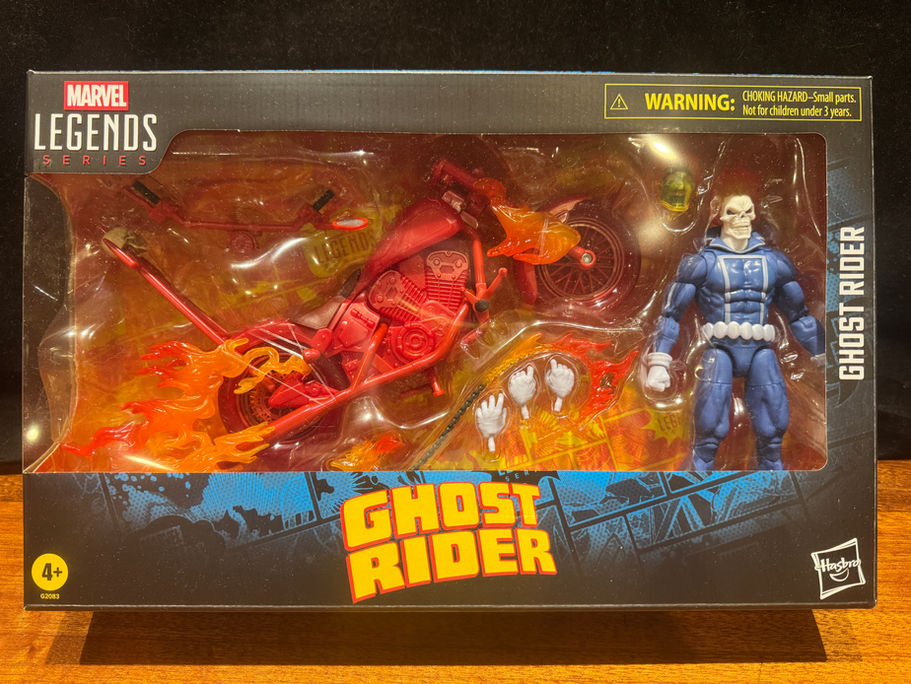 Marvel Legends Ghost Rider JOHNNY BLAZE with MOTORCYCLE 6" Deluxe Action Figure