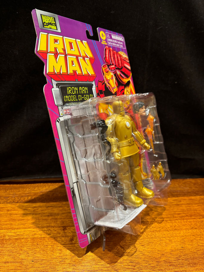 IRON MAN RETRO Marvel Legends IRON-MAN (MODEL 01-GOLD) 6" Action Figure
