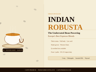 Indian Robusta Coffee: What Every US Roaster Needs to Know 