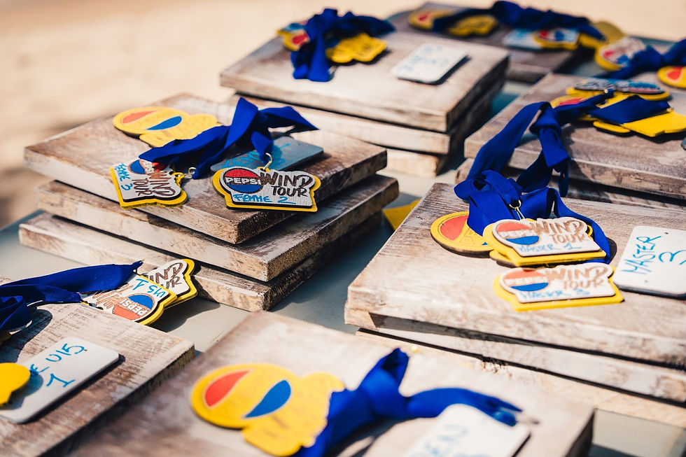 médaille et trophée pepsi wind tour