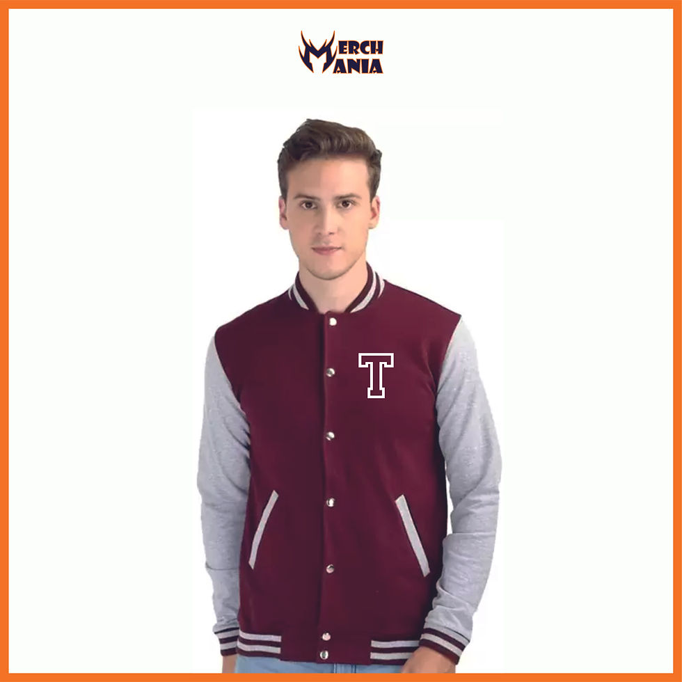 Thumbnail: TIET Maroon Varsity Jacket
