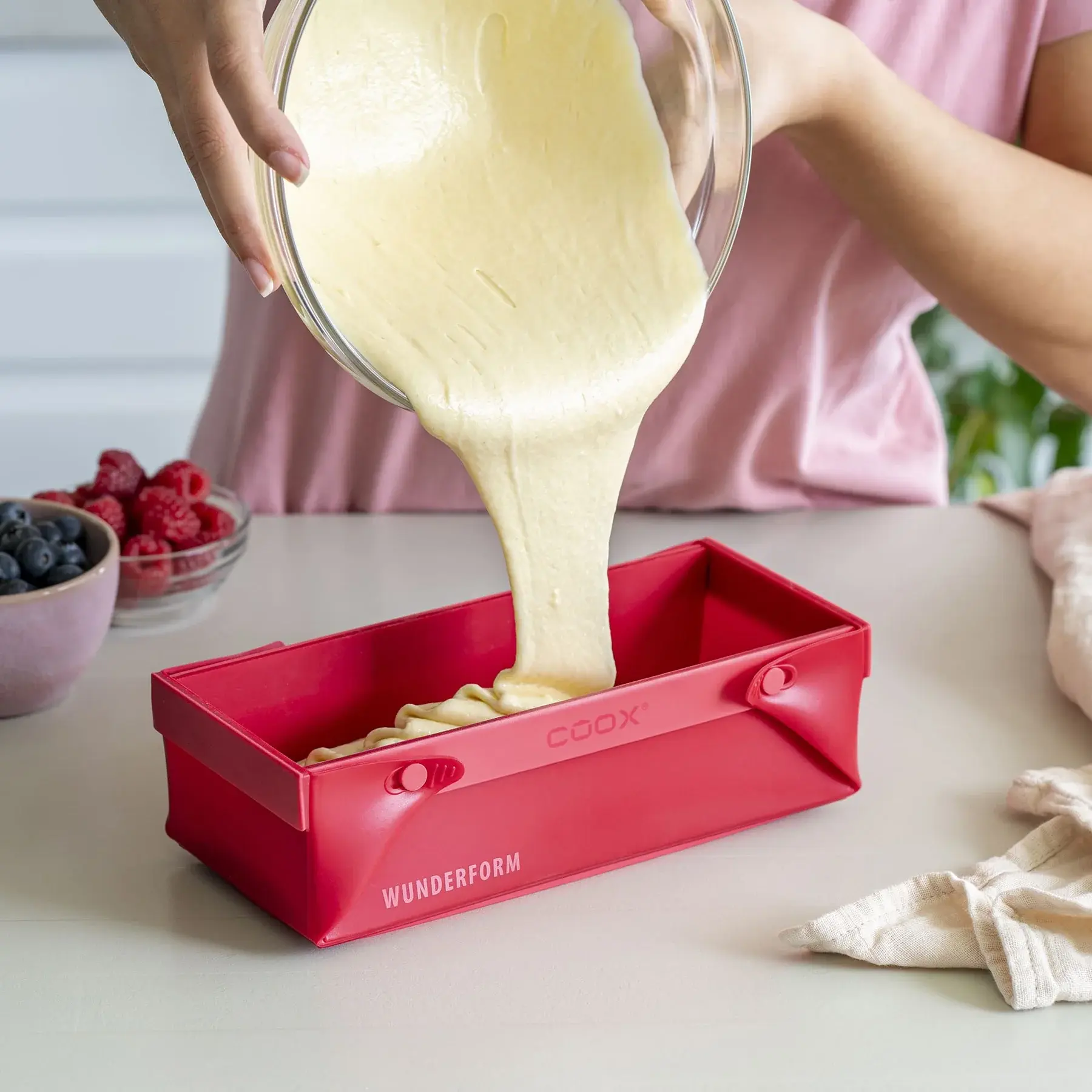 Backform aus Silikon