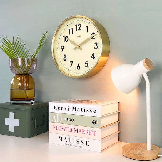 Miniaturbild: Lautlose Wanduhr