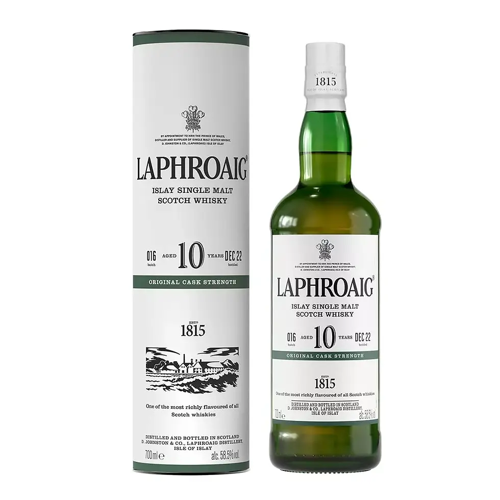 Laphroaig 10 Years Old Cask Strength Single Malt Scotch Whisky