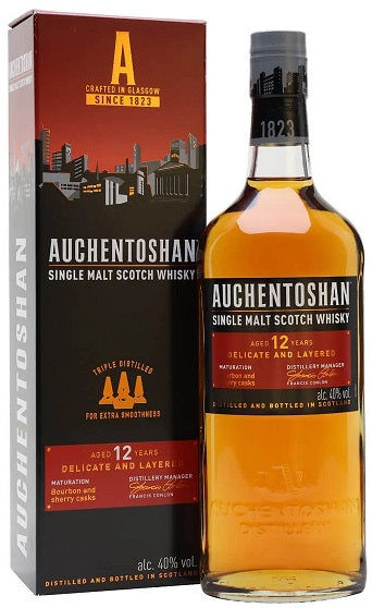 Auchentoshan 12 Years Old Single Malt Scotch Whisky