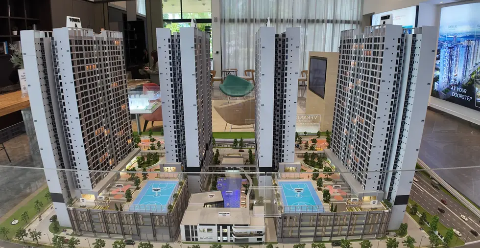 Scale Model of Veranda Residences 2 – Full Development Overview