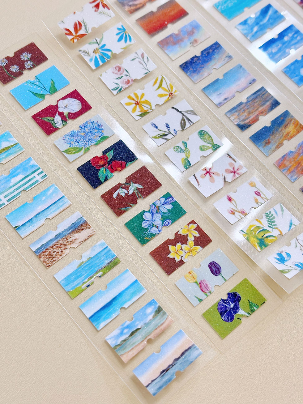 Thumbnail: 閃爍標籤貼紙 單張 Mstandforc Label Stickers