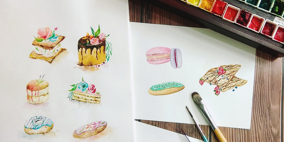 自選水彩工作坊 Optional Watercolor Workshop
