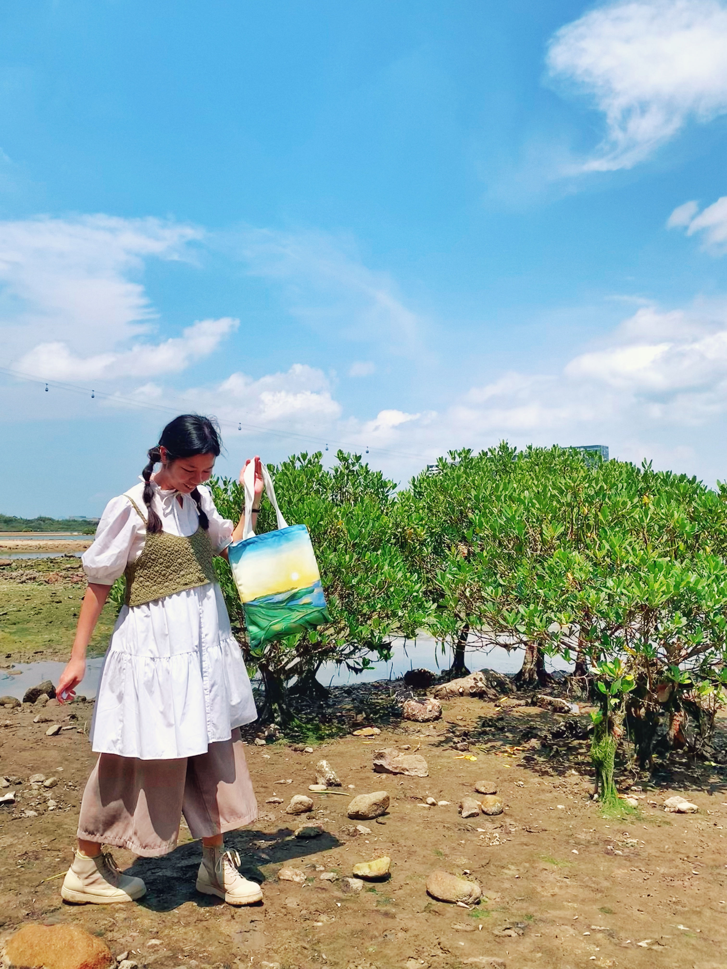 香港鳳凰山 帆布袋 Lantau Peak Totebag