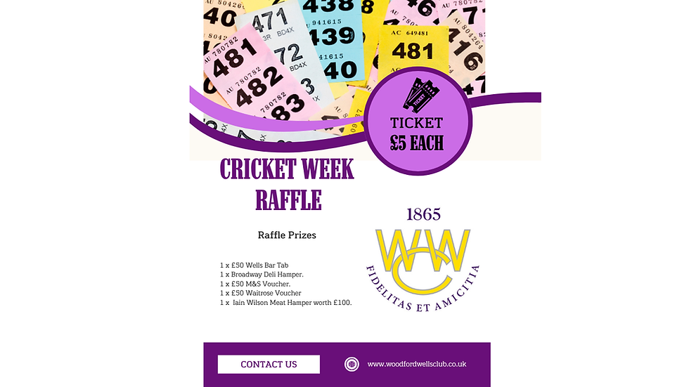 Cricket Week Raffle