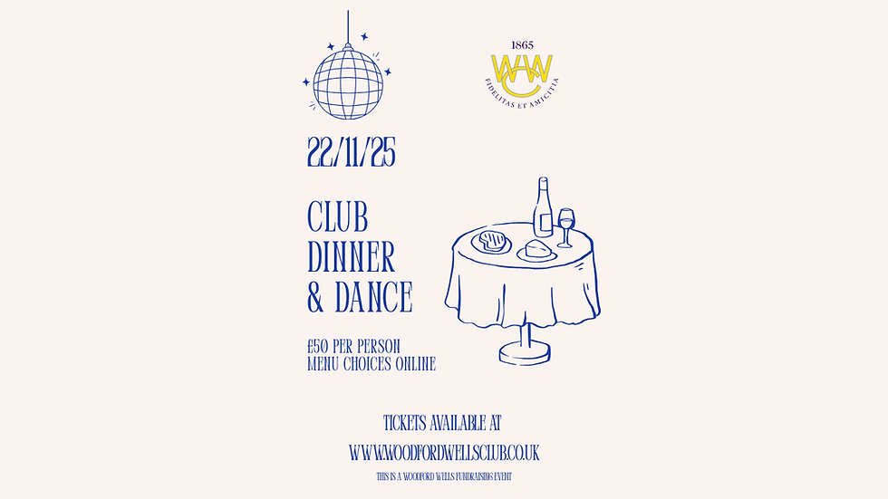 Club Dinner & Dance 22nd November 2025
