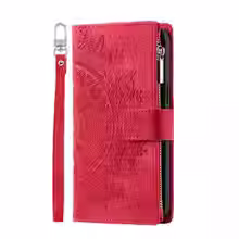 Thumbnail: Asuwish Phone Case for Google Pixel 3a Zipper Wallet Magnetic Detachable Cell Co