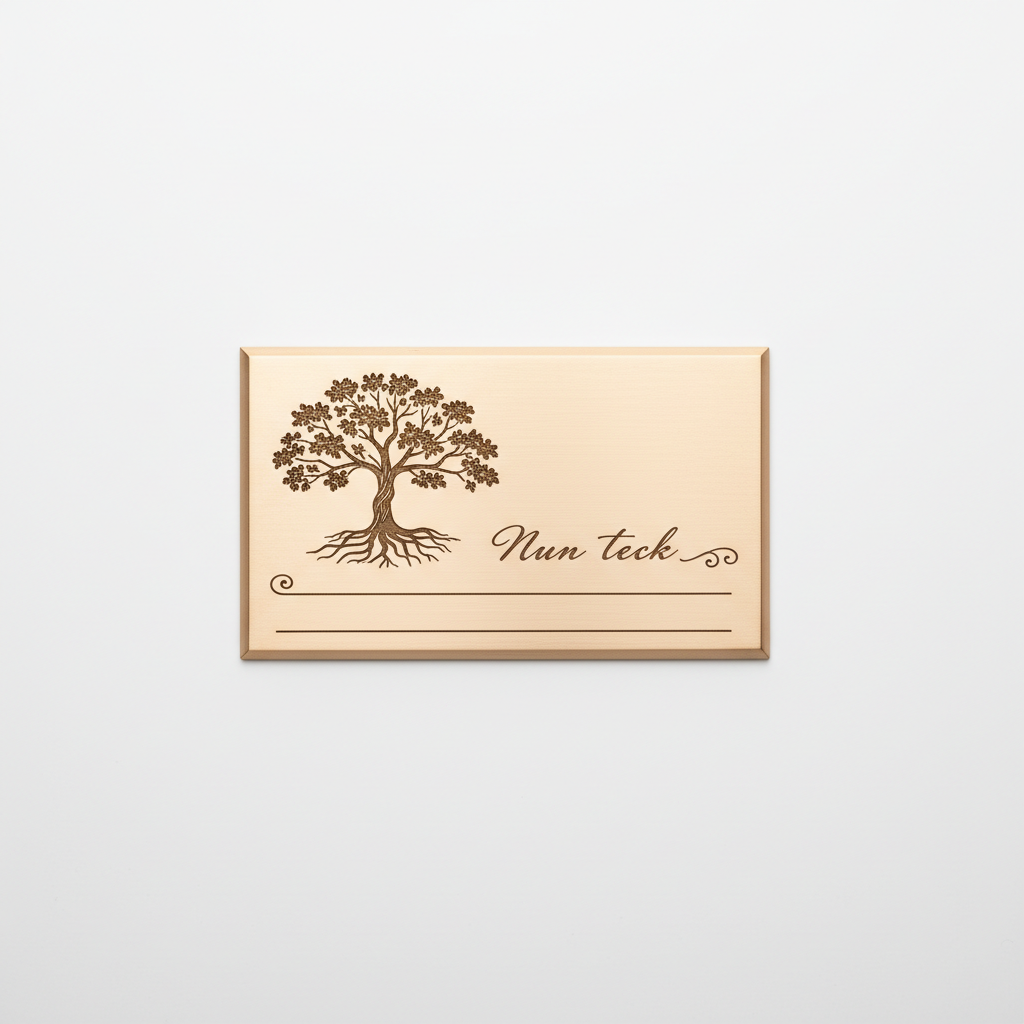 Custom Etched Plaque