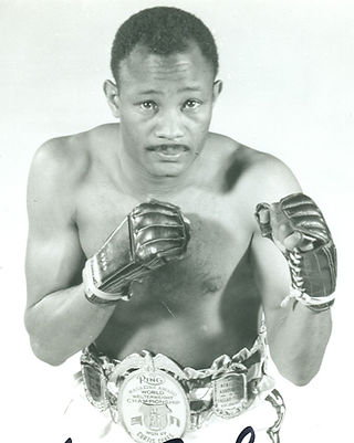 Cokes in fighting pose during his championship career