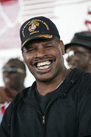 Spinks enjoying time in Canastota.