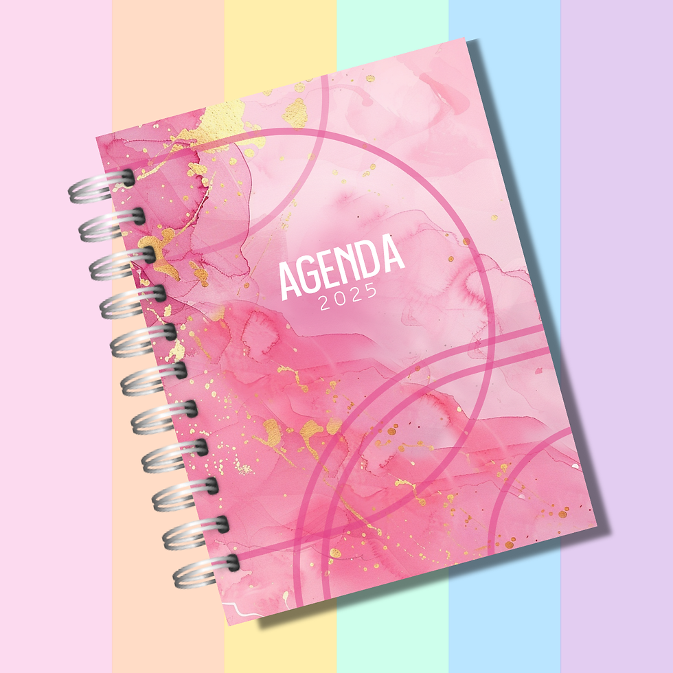 Miniatura: Agenda Capa Aquarela