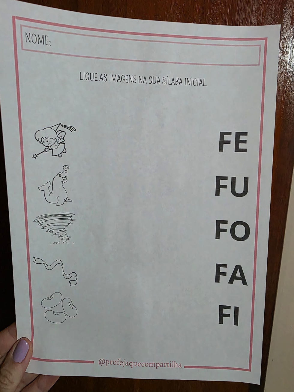 Miniatura: Letra F - 7 Atividades