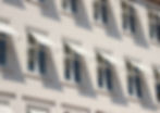 Gebäude Markisen