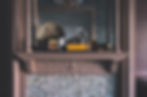 Victorian Mantel and reclaimed tile