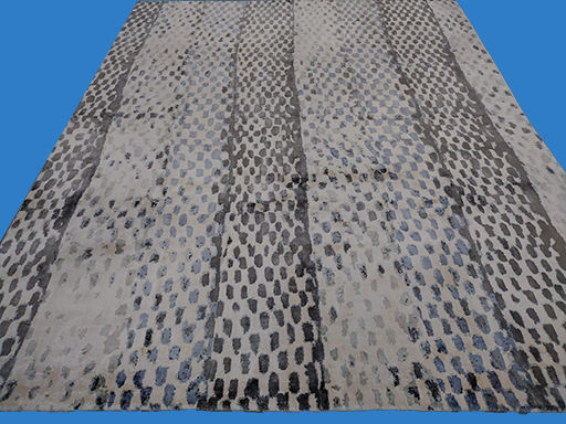 8'x10' Indo Stone Structure Symmetry Rug