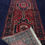 Thumbnail: 3'3"X9'7" Persian Handmade Geometric Red,Blue And Black  Runner Rug-GL-847