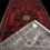 Thumbnail: 3'5X9'10" Persian Hamadan Vintage Red And Black Runner Rug-GL885