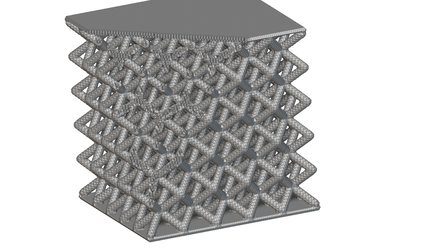 Mesh for lattice structure