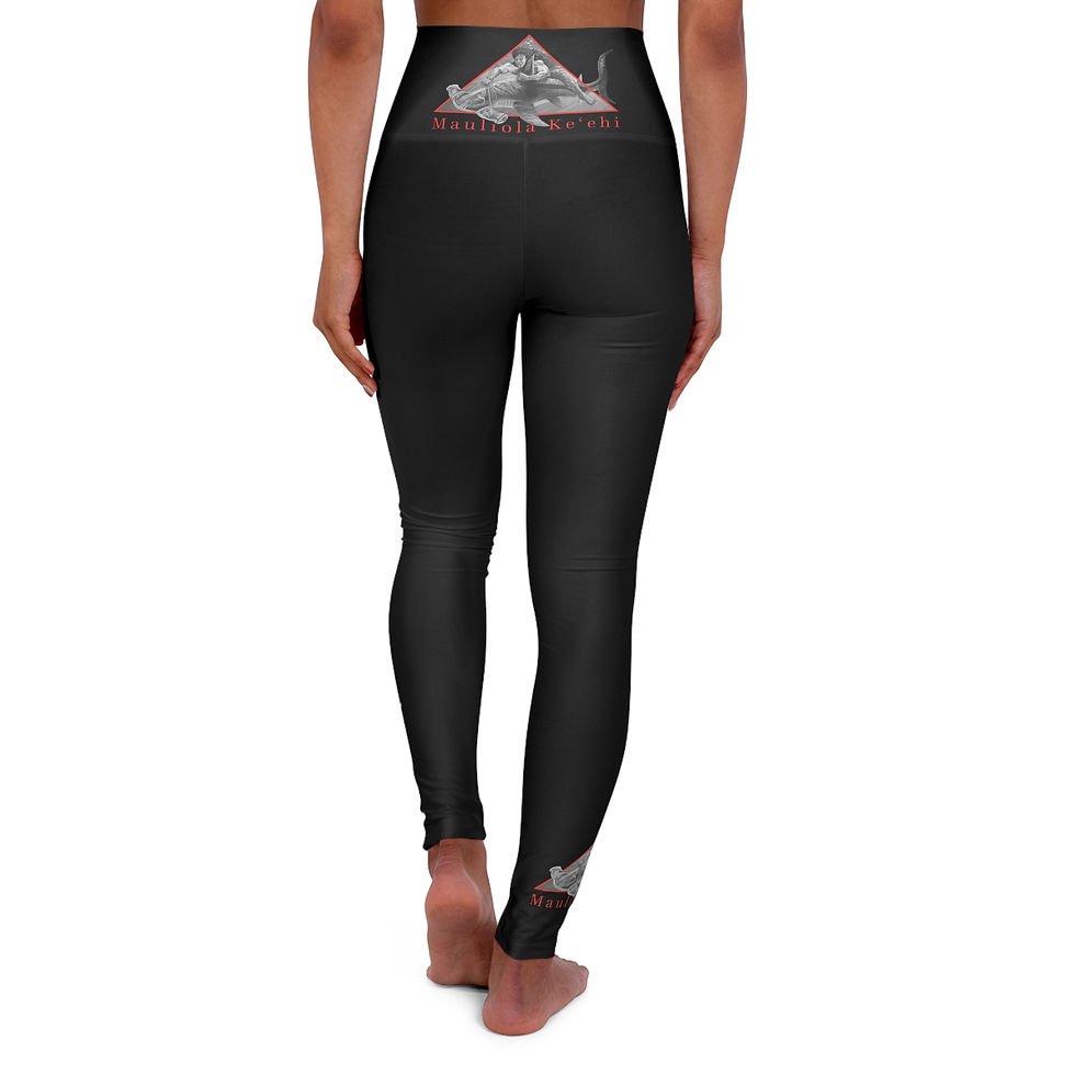 Thumbnail: Manō Kihikihi High Waisted Paddling  Leggings 