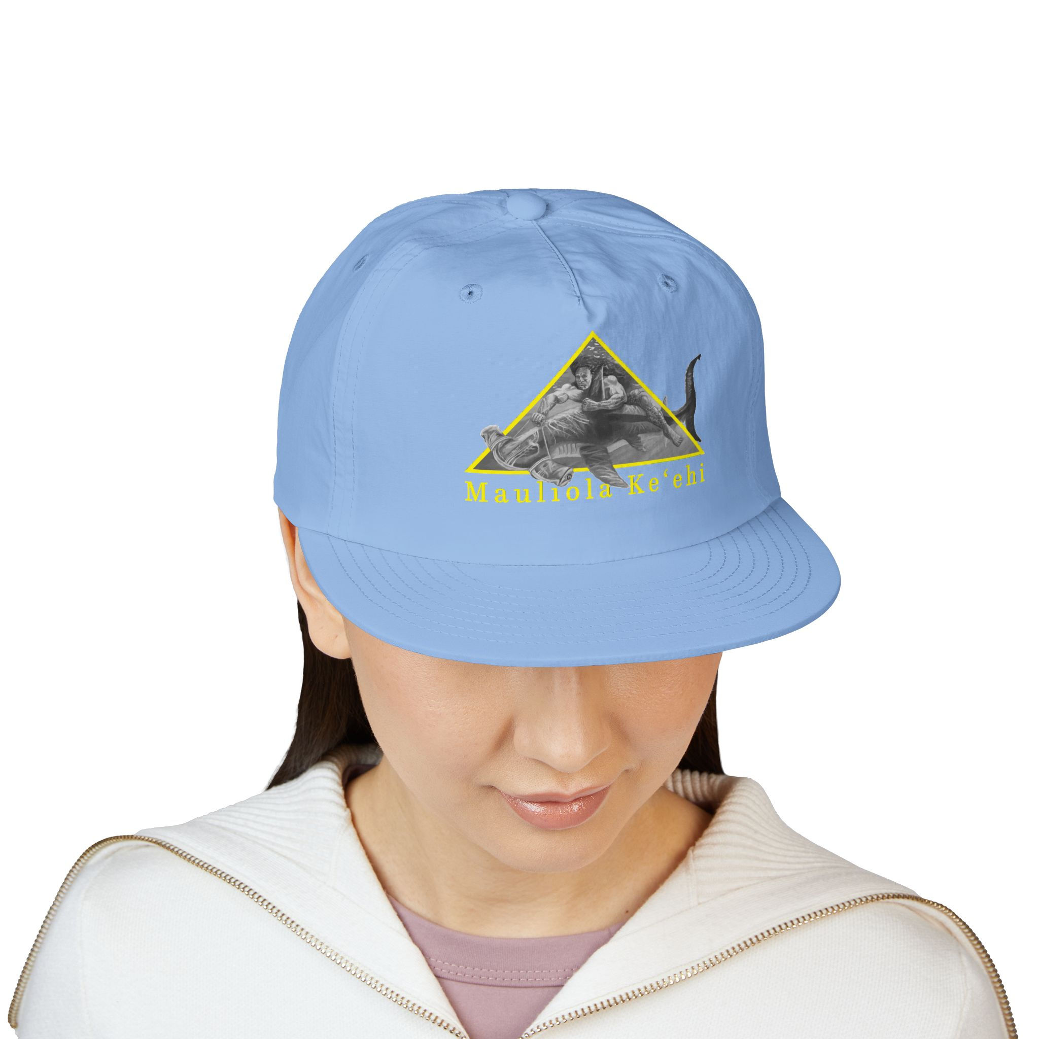  Shark Rider Paddle Cap -Yellow