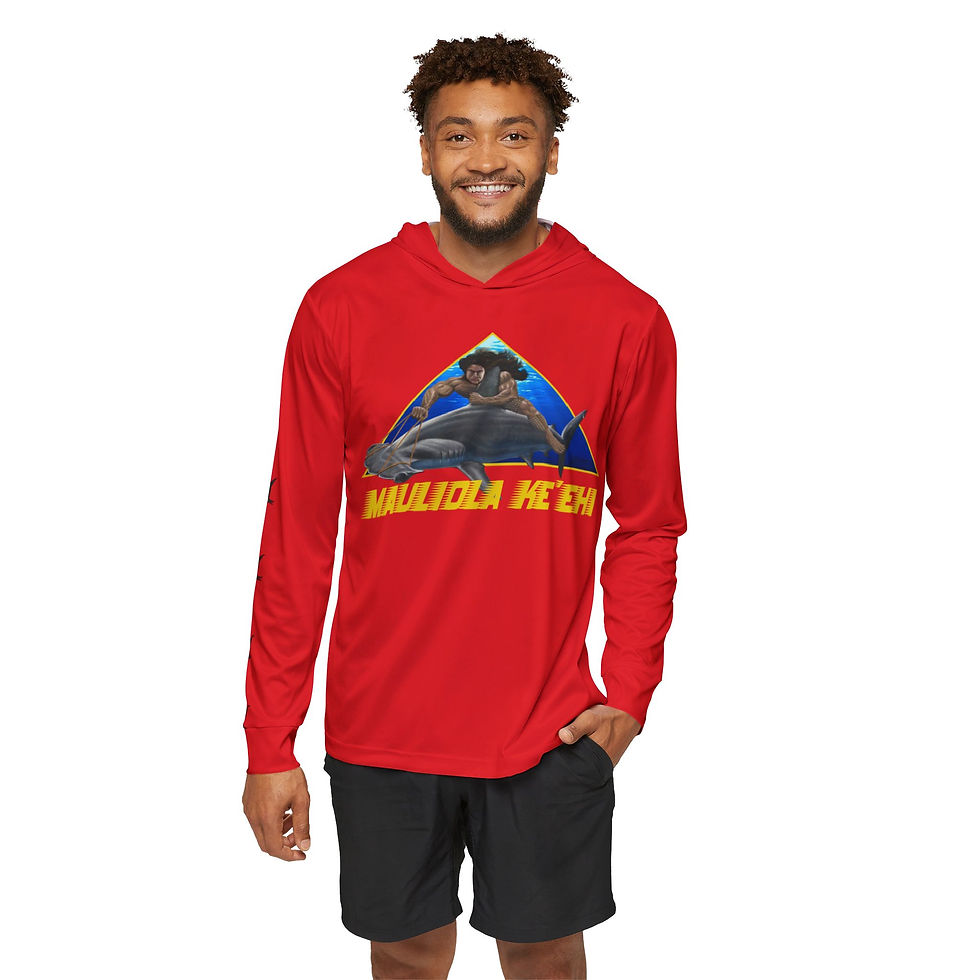 Thumbnail: Shark Rider Wa'a Unisex Sports Hoodie SPF 