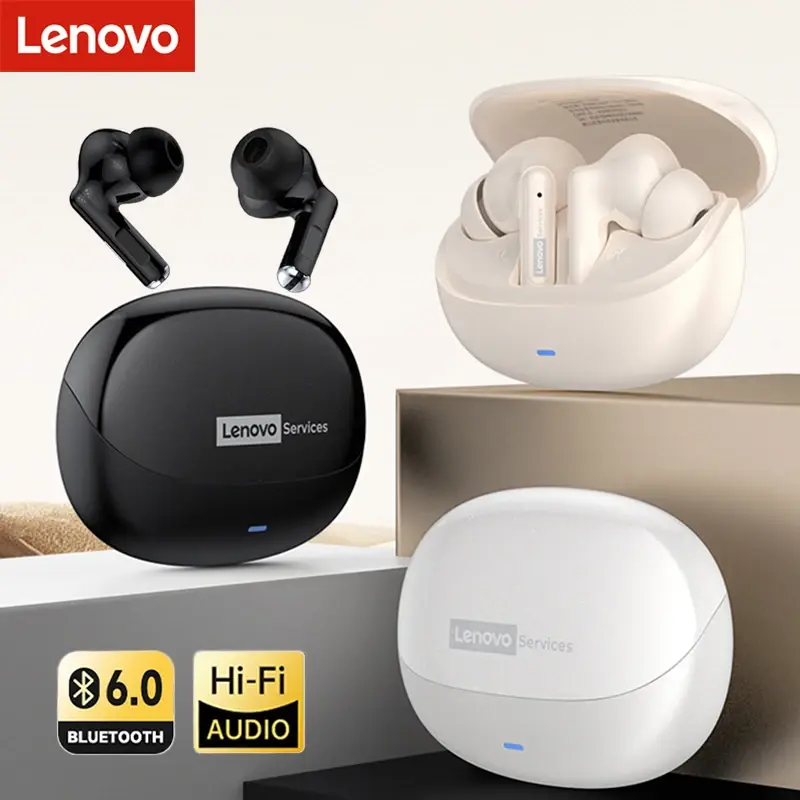 Lenovo LE257 Wireless Bluetooth 6.0 Earphones HiFi Sound ENC Call Noise