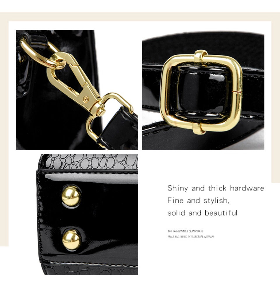 Thumbnail: KAIDIFEINIROO Kangaroo Brand Alligator Pu Leather Shoulder Crossbody Bag Clutch 