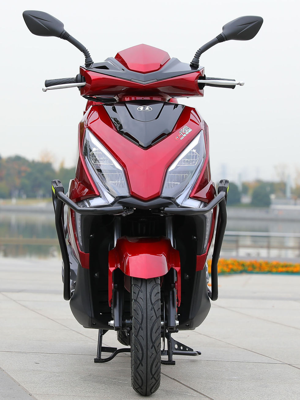 Thumbnail: Motorcycle Scooter Electric Spray Two-Wheel Fuel Vehicle