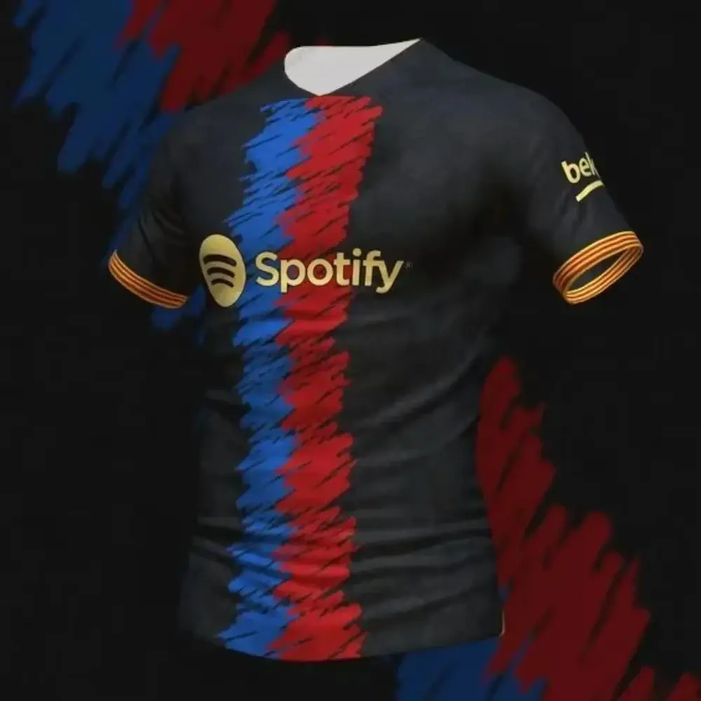 Summer Barcelona Special Edition Football Jersey Men Women's Comfortable Breatha