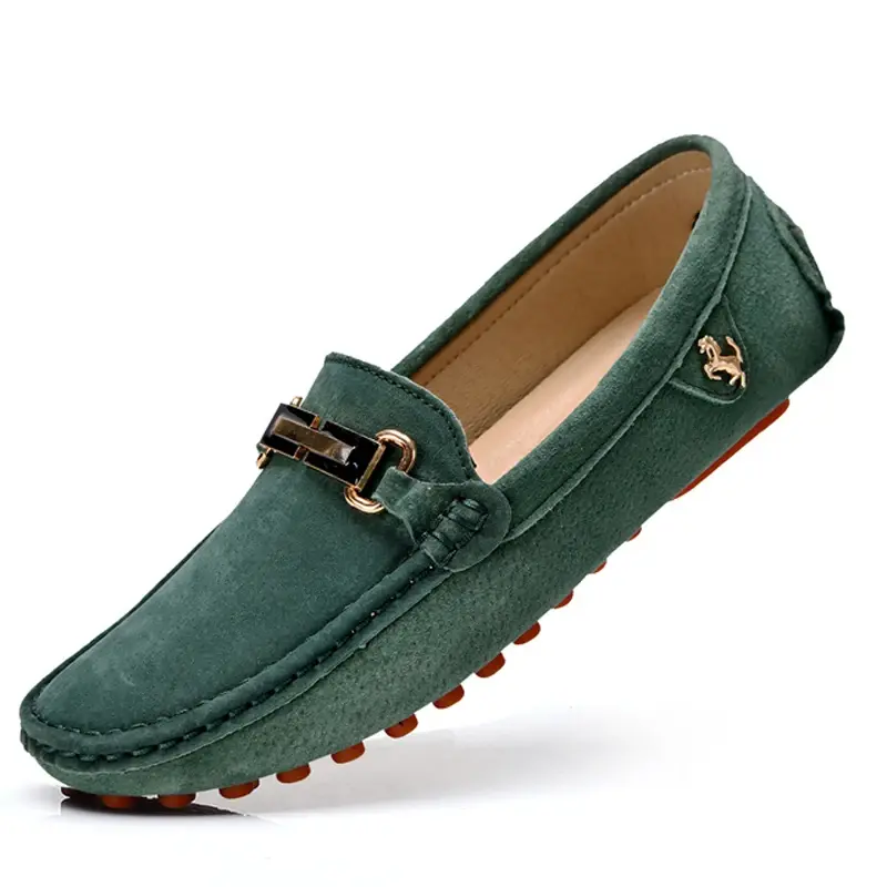 Thumbnail: YRZL Loafers Men Big Size 48 Soft Driving Moccasins High Quality Flats Genuine