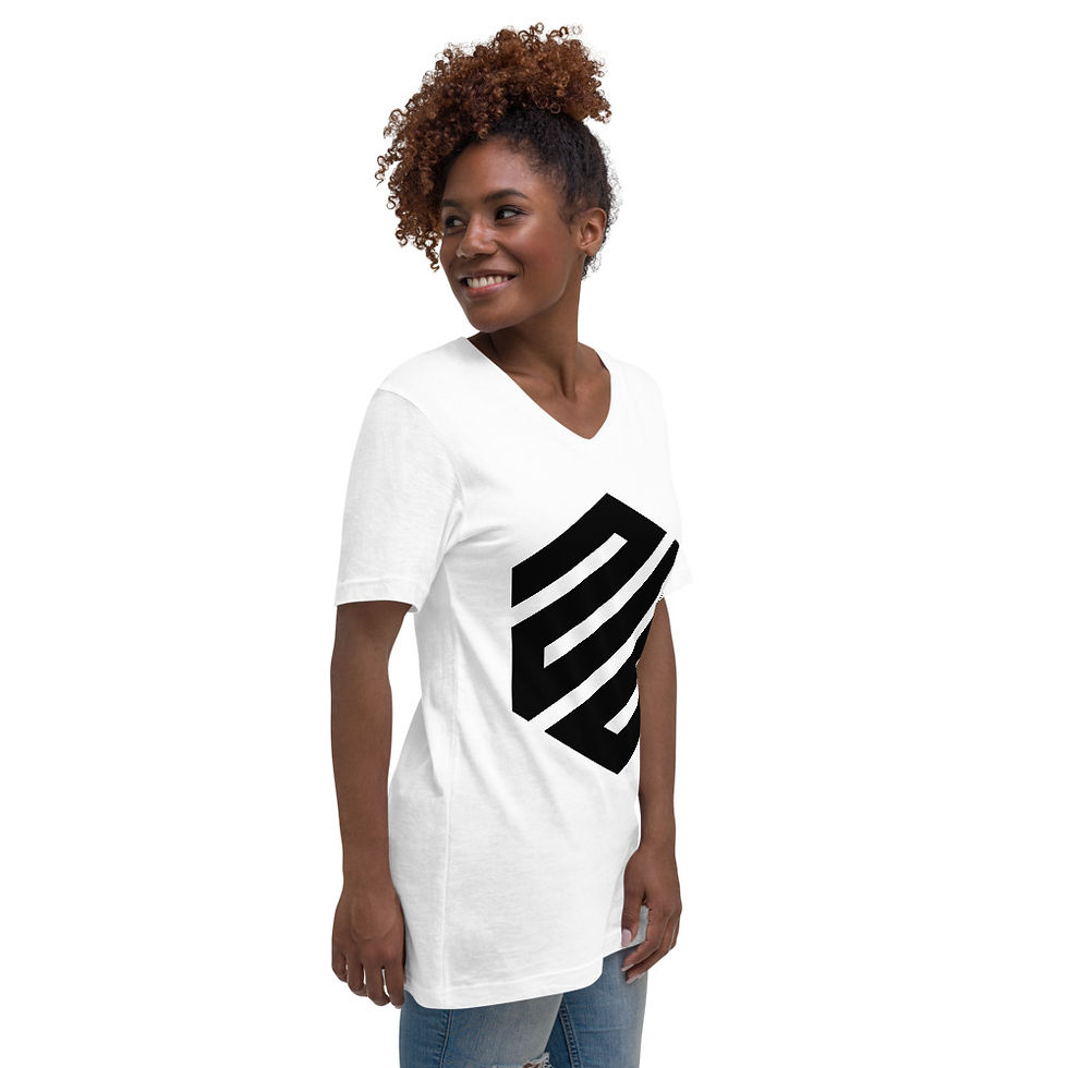 Thumbnail: Hex. Unisex Short Sleeve V-Neck T-Shirt