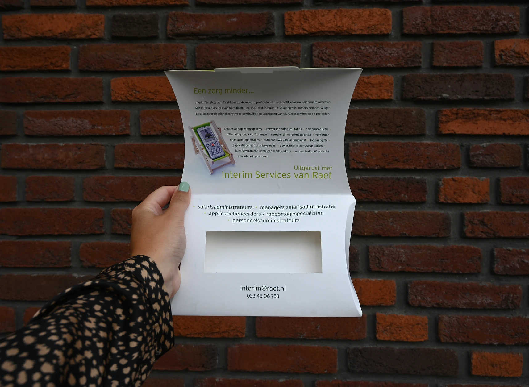 Gondeldoosje van karton
